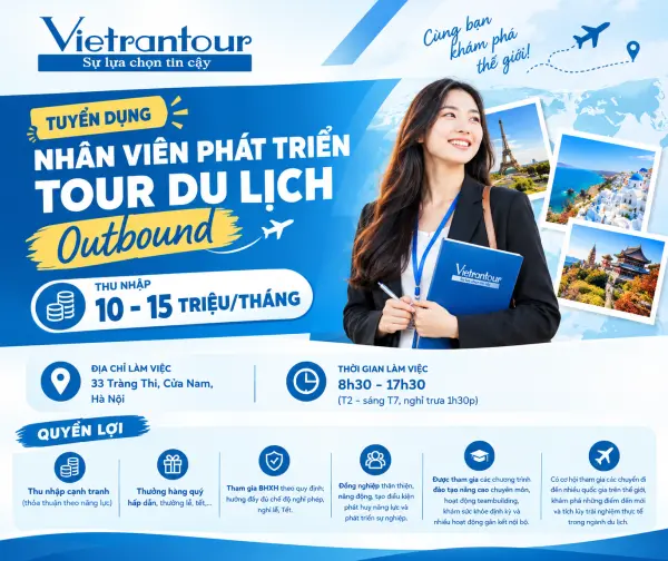 Nhân Viên Phát Triển Tour Du Lịch Outbound