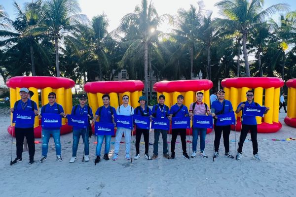 Vietrantour tổ chức sự kiện teambuilding CHO ABIC tại Đà Nẵng