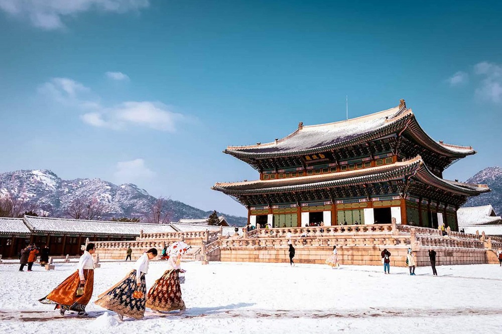 tour hàn quốc trượt tuyết