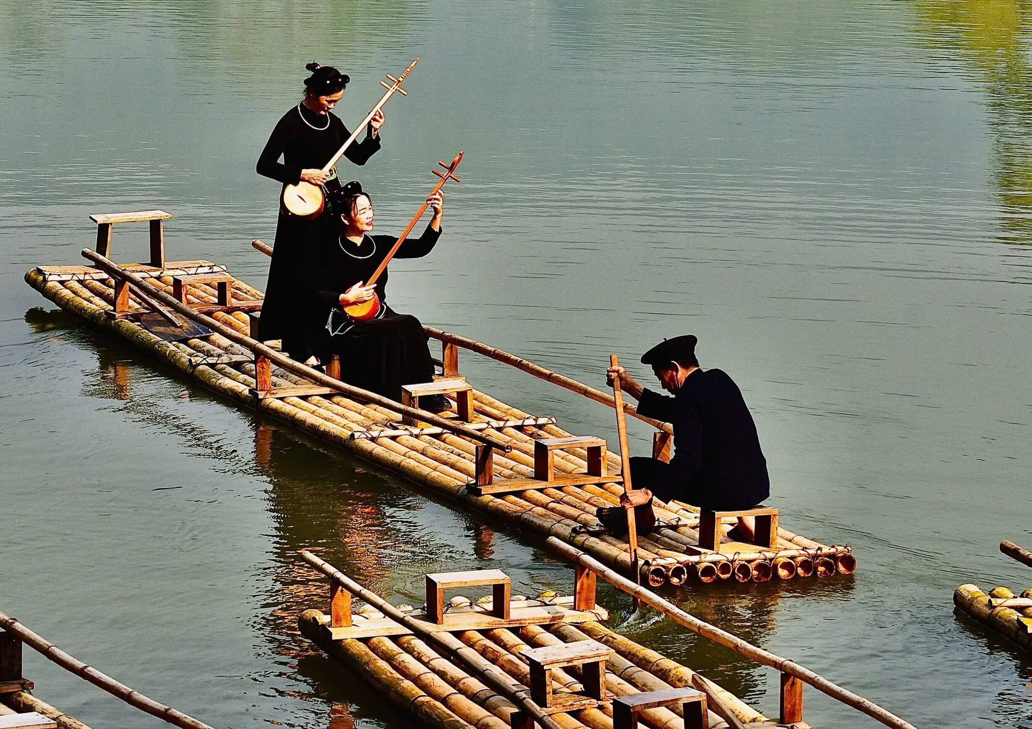hát then trên hồ Nà Nưa