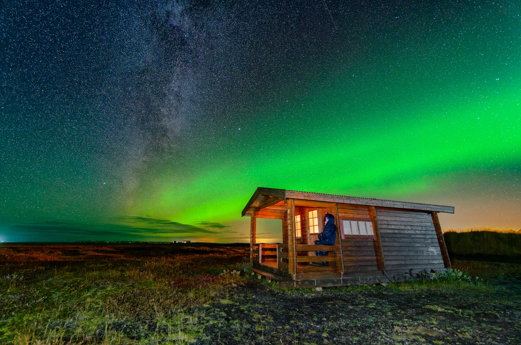 cực quang iceland